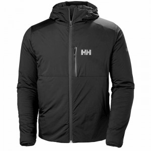 Férfi Helly Hansen Odin Stretch Hooded Túradzsekik Fekete | SMDAJ-9612