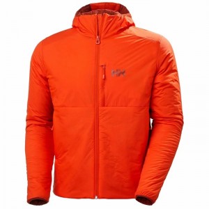 Férfi Helly Hansen Odin Stretch Hooded Túradzsekik Piros Narancssárga | GTCSW-2073