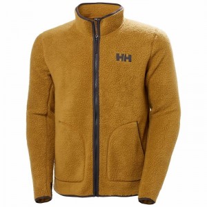 Férfi Helly Hansen Panorama Pile Polár Dzsekik Barna | OMYQN-3180