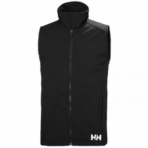 Férfi Helly Hansen Paramount Softshell Szigetelt Mellények Fekete | WIKLU-8607