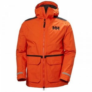 Férfi Helly Hansen Patrol Transition Kabátok Narancssárga Piros | GKBRH-4397