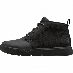 Férfi Helly Hansen Pinehurst Textile Alkalmi Cipő Fekete | JODRH-5692