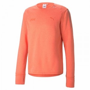 Férfi Helly Hansen Puma X Ls Tee Aktív Középrétegek Korall | ALVQI-9450