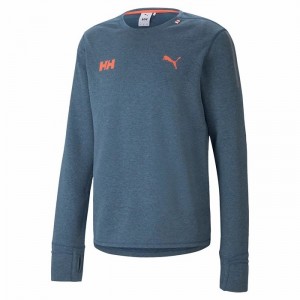Férfi Helly Hansen Puma X Ls Tee Aktív Középrétegek Szürke | EAKTM-7349