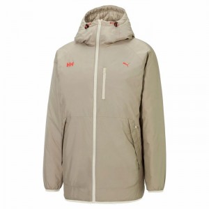 Férfi Helly Hansen Puma X Padded Alkalmi Dzsekik Zöld | FBAVE-4310