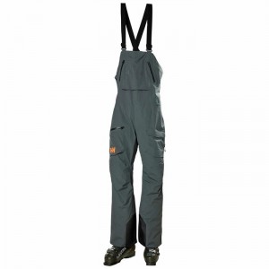 Férfi Helly Hansen Ridge Infinity Bib Sínadrág Szürke | PQOIV-5041