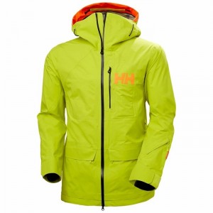 Férfi Helly Hansen Ridge Infinity Shell Dzsekik Világos Zöld | LDCIA-4162