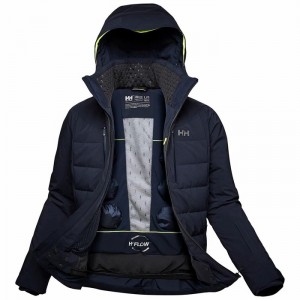 Férfi Helly Hansen Rivaridge Infinity Síkabátok Sötétkék | LKHBO-7286