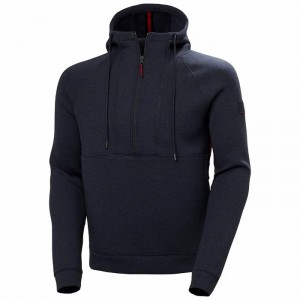 Férfi Helly Hansen Rwb Zip Up Hooded Pulóverek Sötétkék | FPLYQ-5629