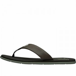 Férfi Helly Hansen Seasand Leather Alkalmi Cipő Fehér Szürke | PLQDR-5634
