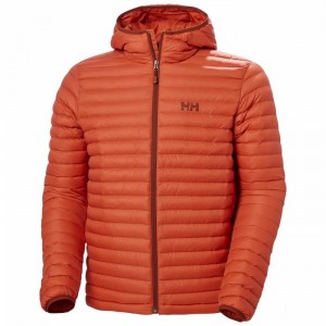 Férfi Helly Hansen Sirdal Hooded Kültéri Dzsekik Piros Barna | BKPSE-6324