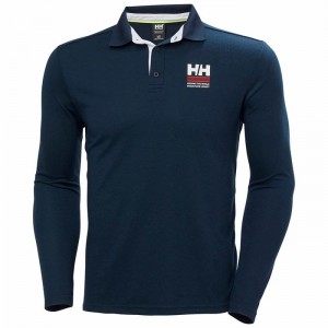 Férfi Helly Hansen Skagen Quickdry Rugger Pólóing Sötétkék | ZOJXM-1976