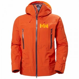 Férfi Helly Hansen Sogn 2.0 Shell Dzsekik Narancssárga Piros | BPYLK-8149