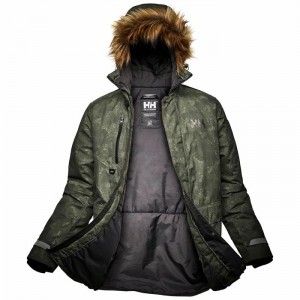 Férfi Helly Hansen Svalbard Parka Dzsekik Szürke | WHLDJ-3517