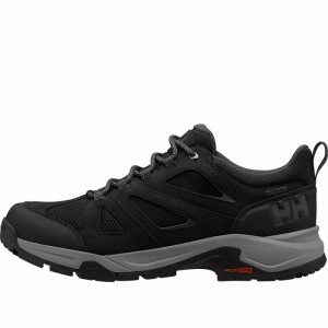 Férfi Helly Hansen Switchback Trail Low Tops Helly Tech® Túrabakancs Fekete | LSDCK-7456