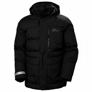 Férfi Helly Hansen Tromsoe Parka Dzsekik Fekete | AVUYE-1530