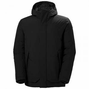 Férfi Helly Hansen Urb Pro Pehelykabát Fekete | CHVZW-4687