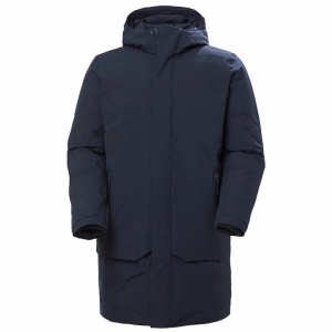Férfi Helly Hansen Urb Pro Pehelykabát Sötétkék | CLNPV-2853