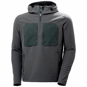 Férfi Helly Hansen Valdres Shield Pullover Polár Dzsekik Szürke | GOIRP-9610