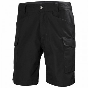 Férfi Helly Hansen Vandre Cargo Rövidnadrág Fekete | CNDOH-7013