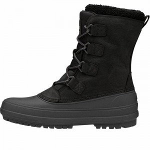 Férfi Helly Hansen Varanger Primaloft Téli Bakancs Fekete | HVRZM-2391
