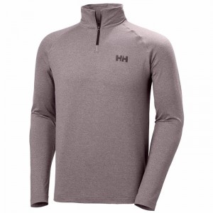 Férfi Helly Hansen Verglas 1/2 Zip Up Aktív Középrétegek Szürke | KCDPZ-4891