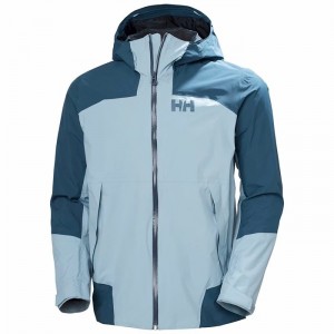 Férfi Helly Hansen Verglas 2l Ripstop Kültéri Dzsekik Kék | TIEBM-2567