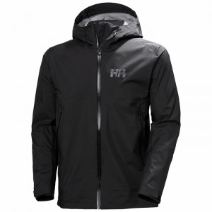 Férfi Helly Hansen Verglas 3l 2.0 Shell Dzsekik Fekete | OJZUY-0126