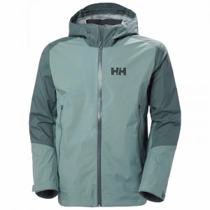 Férfi Helly Hansen Verglas 3l 2.0 Shell Dzsekik Kék Szürke | MDYOF-4102