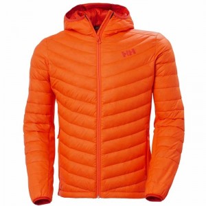 Férfi Helly Hansen Verglas Hooded Hybrid Pehelykabát Narancssárga | DHBTF-3908