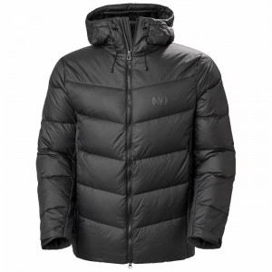 Férfi Helly Hansen Verglas Icefall Pehelykabát Fekete | UBMJP-6127