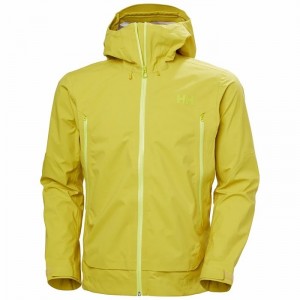 Férfi Helly Hansen Verglas Infinity Shell Dzsekik Olivazöld | CUETV-1408
