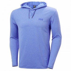Férfi Helly Hansen Verglas Lighthooded Pulóverek Királykék Kék | FAQPD-4152