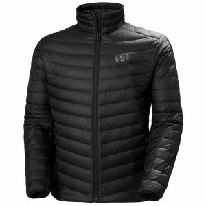 Férfi Helly Hansen Verglas Pehelykabát Fekete | MFOLB-6073