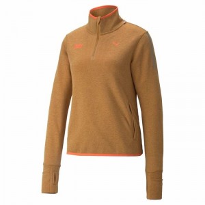 Női Helly Hansen Puma X Ls-shirt W Ingek Barna | HBLOV-3196