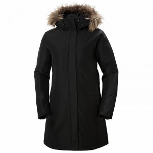 Női Helly Hansen W Aden Parka Dzsekik Fekete | CGYHU-6958