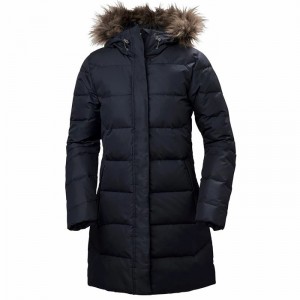 Női Helly Hansen W Aden Pehelykabát Sötétkék | MANCK-7240