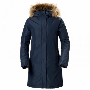 Női Helly Hansen W Aden Téli Kabátok Sötétkék | DUTZS-0238