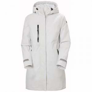 Női Helly Hansen W Adore Insulated Rain Parka Dzsekik Szürke | ERHIV-6402
