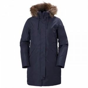 Női Helly Hansen W Alva 2.0 Parka Dzsekik Sötétkék | KDHUQ-6893
