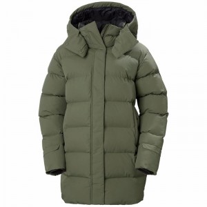 Női Helly Hansen W Aspire Puffy Parka Dzsekik Zöld | TSNZM-4395