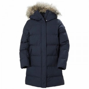 Női Helly Hansen W Blossom Puffy Parka Dzsekik Sötétkék | KMYSX-0569