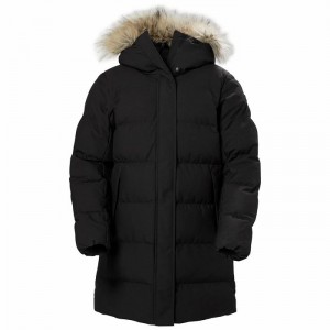 Női Helly Hansen W Blossom Puffy Téli Kabátok Fekete | LDETZ-4207