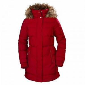 Női Helly Hansen W Blume Puffy Alkalmi Dzsekik Piros | RLGJC-0749