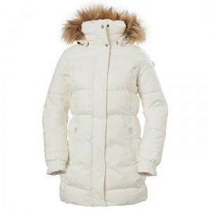 Női Helly Hansen W Blume Puffy Alkalmi Dzsekik Fehér | SDYVH-7850