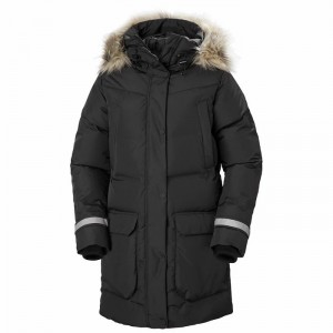 Női Helly Hansen W Bouvet Pehelykabát Fekete | RSIOY-3820