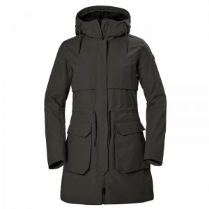 Női Helly Hansen W Boyne Alkalmi Dzsekik Fekete | BDXJT-3264