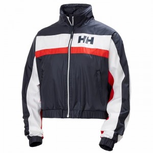 Női Helly Hansen W Breeze Packable Wind Alkalmi Dzsekik Sötétkék | MXIHD-7059