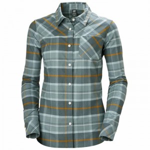 Női Helly Hansen W Classic Check Ls Ingek Szürke | YMBHP-4073