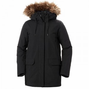 Női Helly Hansen W Classic Parka Dzsekik Fekete | PSTKM-2904